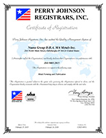 Numa Group D.B.A. MA Metals Inc. ISO 9001:2015 Certification